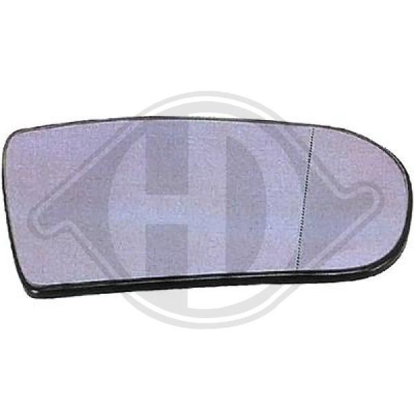 DIEDERICHS Side view mirror glass left and right Mercedes S210 new 1614327