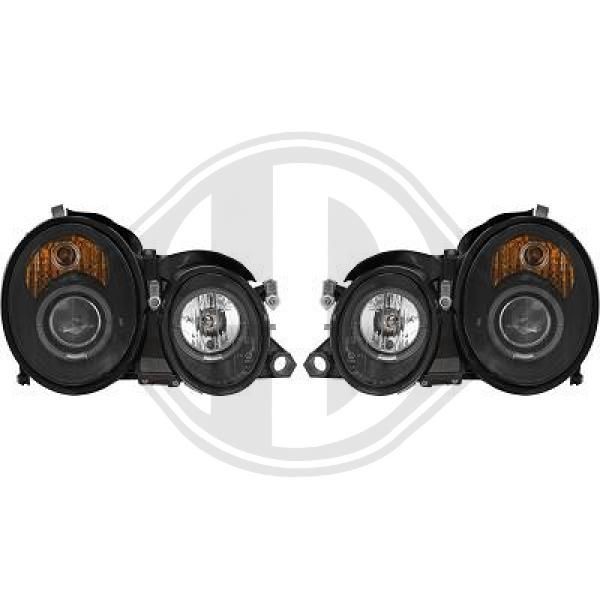 Mercedes-Benz CLK Headlight set DIEDERICHS 1625780 cheap
