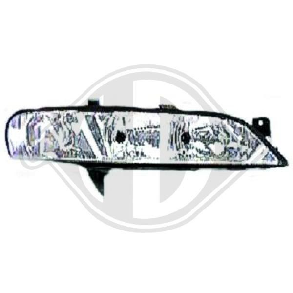 DIEDERICHS 1824184 Headlight Right, H7/H7, for right-hand traffic, without electric motor