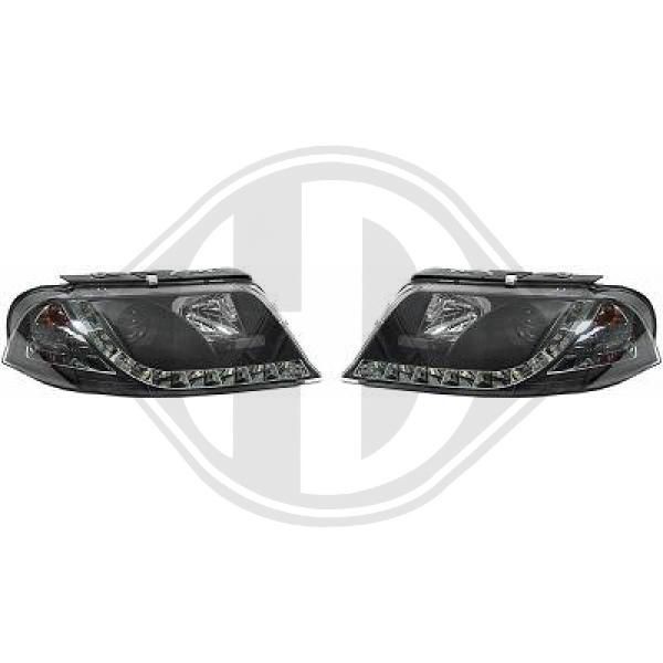 DIEDERICHS Headlights LED and Xenon VW Passat B5 GP Saloon (3BG, 3B3) new 2246486
