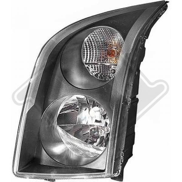 DIEDERICHS Right, H7/H7 Vehicle Equipment: for vehicles with headlight levelling (electric) Front lights 2281980 buy