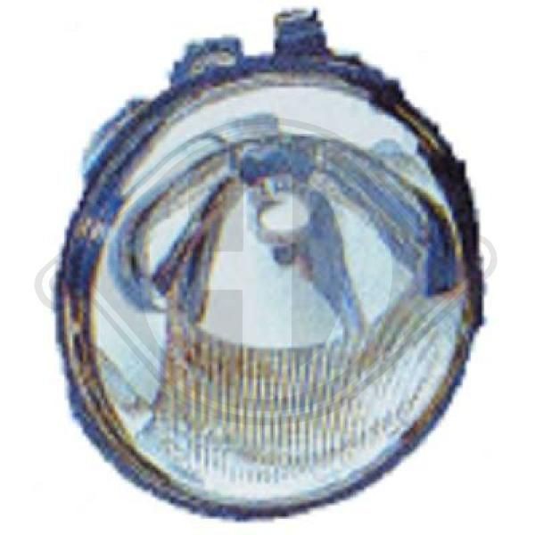 DIEDERICHS Priority Parts 2208080 Headlight Right, H4, with motor for headlamp levelling