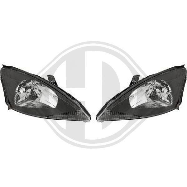 DIEDERICHS Headlight assembly LED and Xenon FORD FOCUS Estate (DNW) new 1415085