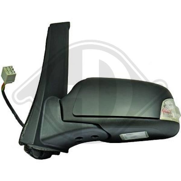 DIEDERICHS Side mirror assembly left and right FORD Focus C-Max (DM2) new 1465225