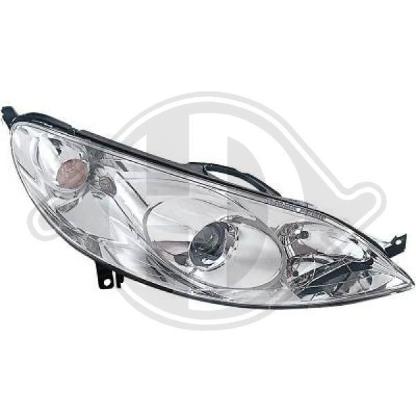 DIEDERICHS Priority Parts 4243080 Headlight Right, H7, H7/H1, H1