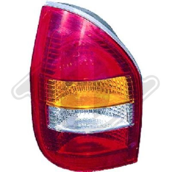 DIEDERICHS 1890090 Rear light Right, without bulb holder