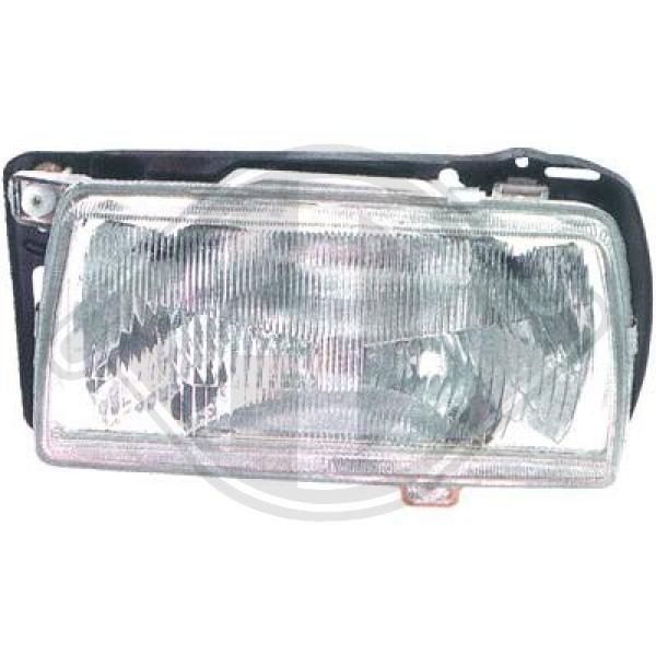 DIEDERICHS Right, H4, for right-hand traffic, with bulb holder Left-hand/Right-hand Traffic: for right-hand traffic, Vehicle Equipment: for vehicles without headlight levelling Front lights 2221980 buy