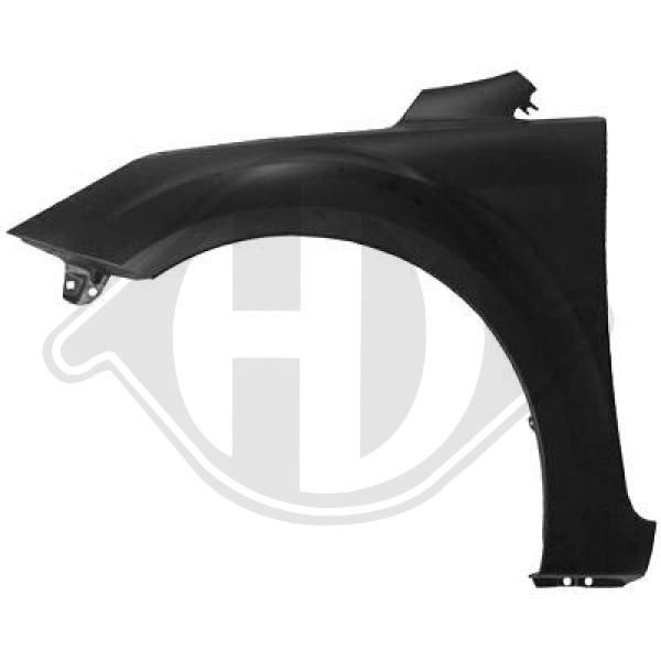 DIEDERICHS 1417006 Wing fender Right Front