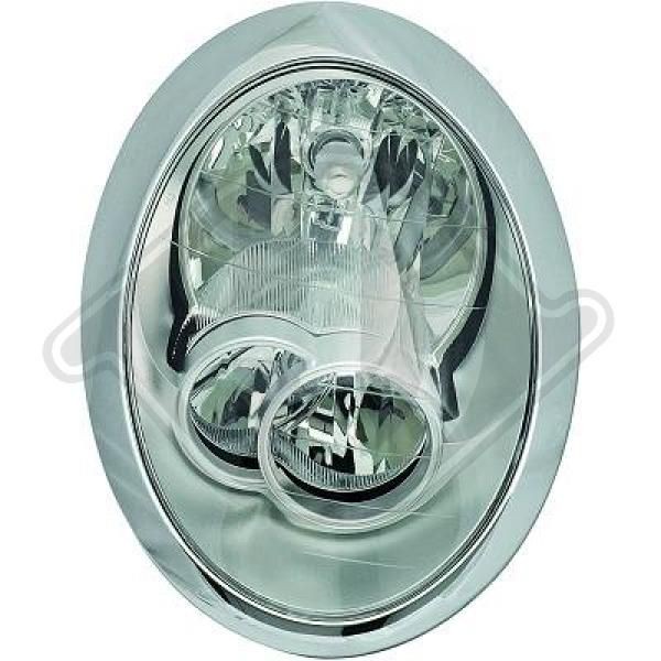 DIEDERICHS Left, H7/H7, with motor for headlamp levelling Vehicle Equipment: for vehicles with headlight levelling Front lights 1205183 buy