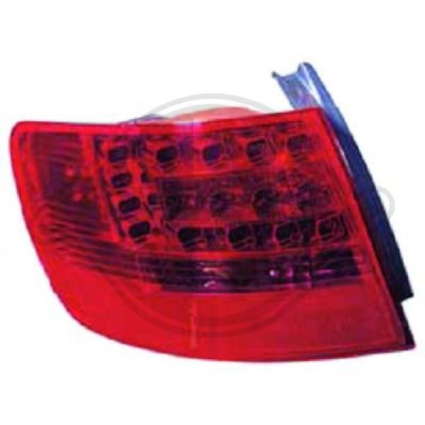 DIEDERICHS 1026790 Rear light Right, Outer section, P21W, PY21W, LED, without bulb holder