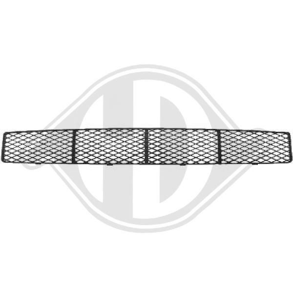 DIEDERICHS Priority Parts Fitting Position: Centre, Vehicle Equipment: for vehicles with front fog light Ventilation grille, bumper 1415046 buy