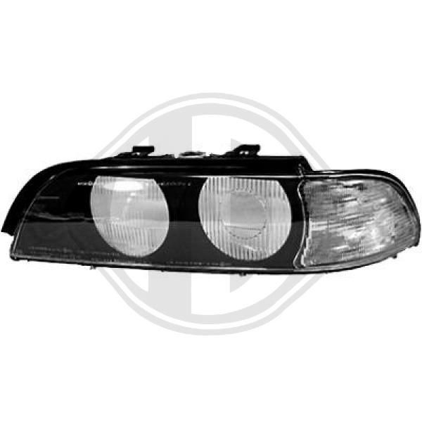 Headlight lens for BMW 5 Saloon (E39) ▷ AUTODOC online catalogue