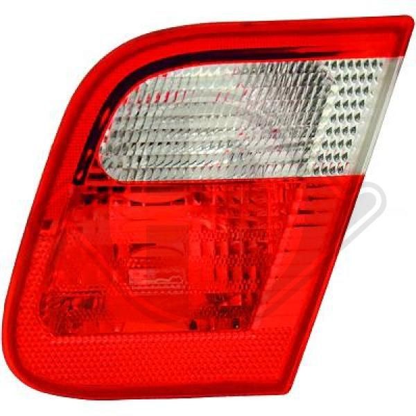 DIEDERICHS 1214092 Rear light Right, Inner Section, red, without bulb holder