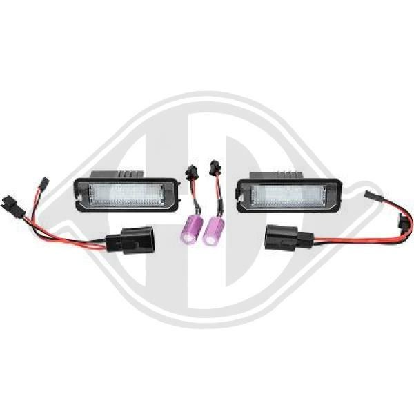 DIEDERICHS HD Tuning 2215392 Number plate light Golf 4 1.8 125 hp Petrol 2005 price