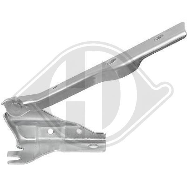 DIEDERICHS 2206019 Hood and parts VW POLO 2005 in original quality
