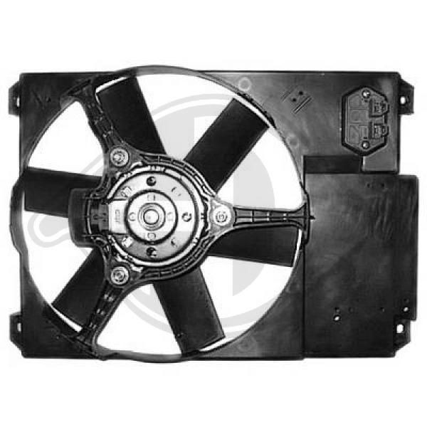 DIEDERICHS Fan, radiator 8348103 Peugeot BOXER 1998