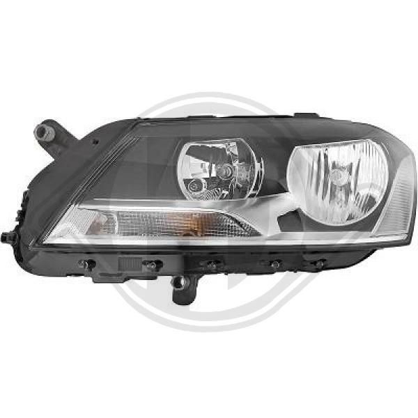 original VW Passat B7 Alltrack Headlights Xenon and LED DIEDERICHS 2248081