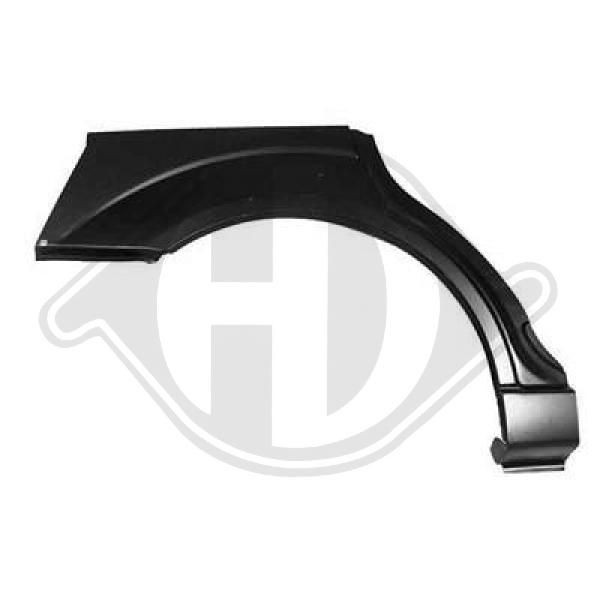 9232232 DIEDERICHS Side panels FORD Right Rear