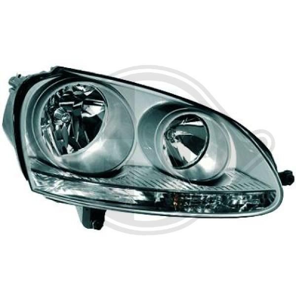 DIEDERICHS Headlight LED and Xenon VW Golf Mk5 new 2214082
