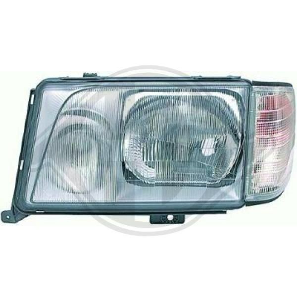 DIEDERICHS Priority Parts 1613084 Headlight Right, H4, H4/H3, H3, with indicator