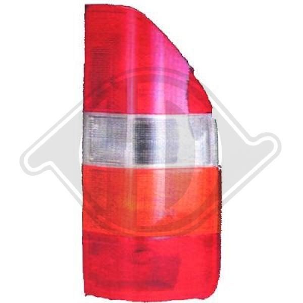 DIEDERICHS 1661091 Rear light Left, P21/5W, without bulb holder
