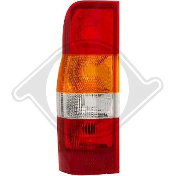DIEDERICHS 1454091 Rear light Left, P21/5W, without bulb holder
