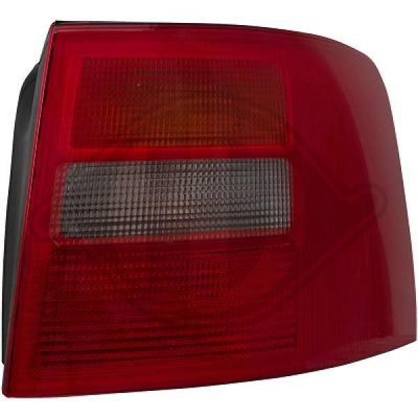 DIEDERICHS 1024690 Rear light Right, P21W, P21/5W, grey/red, without bulb holder