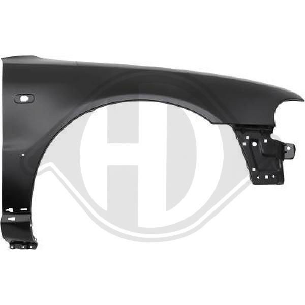 DIEDERICHS 1016206 Wing fender Right Front