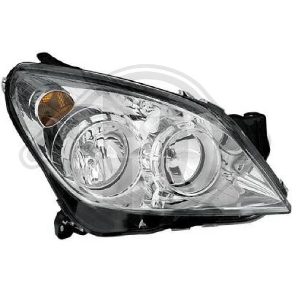 original Opel Astra H TwinTop Headlights Xenon and LED DIEDERICHS 1806183