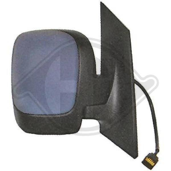 DIEDERICHS Right, primed, Convex, with wide angle mirror, Electronically foldable, with thermo sensor, Heatable, for electric mirror adjustment, Complete Mirror Side mirror 3497924 buy