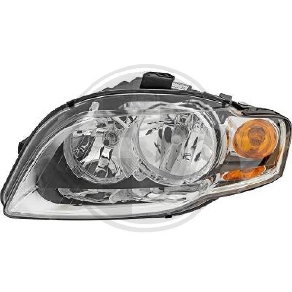 DIEDERICHS Priority Parts 1017181 Headlight Left, H7/H7, yellow, with motor for headlamp levelling