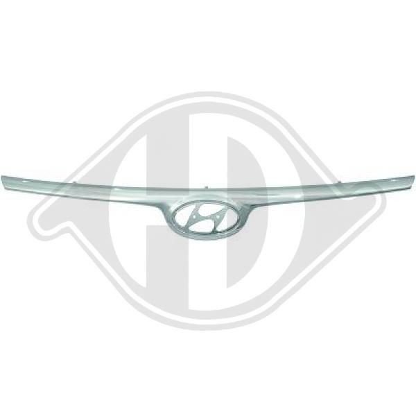 Hyundai Cover, radiator grille DIEDERICHS 6835108 at a good price