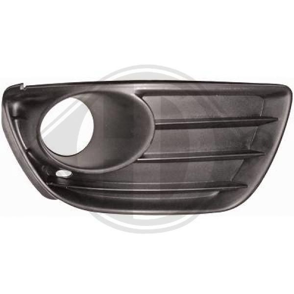 Fiat Punto 188 From 2003 Grill Fog Lamp Right Side With Hole