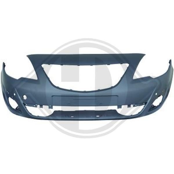 DIEDERICHS Bumper cover rear and front OPEL Meriva B (S10) new 1876051
