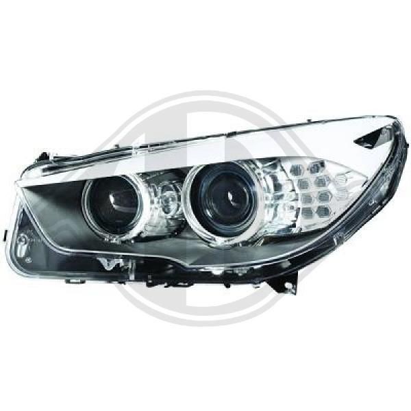 DIEDERICHS 1225684 Headlights BMW F07 530d 3.0 211 hp Diesel 2014 price