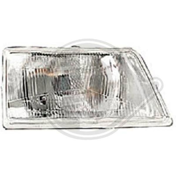 DIEDERICHS 4220082 Headlight Right, H4, with bulb holder