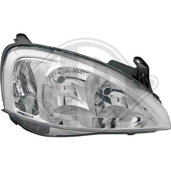 DIEDERICHS 1813184 Headlight Right, with motor for headlamp levelling