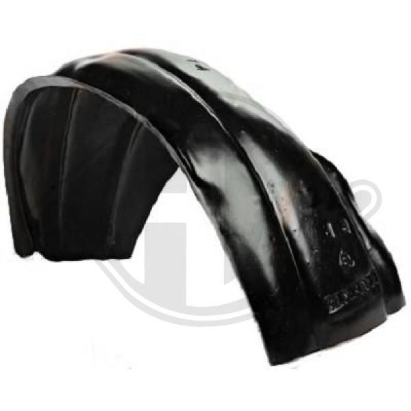 DIEDERICHS 2270208 Wheel arch cover Right Front Volkswagen in original quality