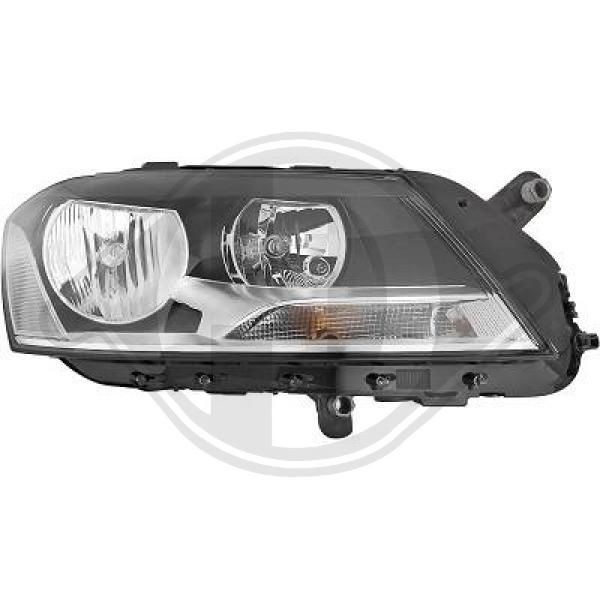 original VW Passat B7 Alltrack Headlights Xenon and LED DIEDERICHS 2248080