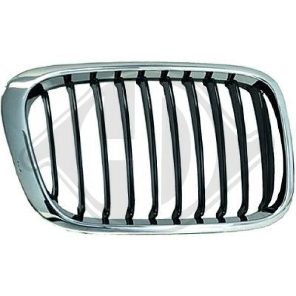 DIEDERICHS 1214040 Front grill BMW 3 Compact (E46) 318 td 115 hp Diesel 2005