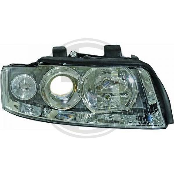 DIEDERICHS 1017083 Headlight Left, H7/H7, for right-hand traffic, without motor for headlamp levelling