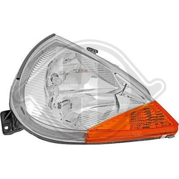 DIEDERICHS 1460082 Headlight Right, H1, H7, without electric motor
