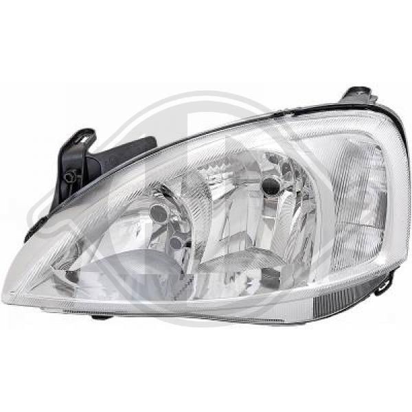 original Opel Combo C Headlights Xenon and LED DIEDERICHS 1813983