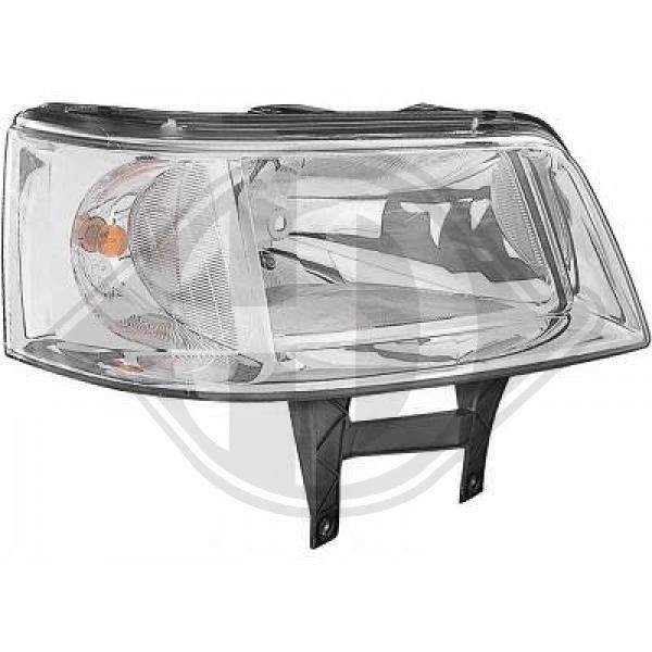 DIEDERICHS 2272980 Headlight Right, H4, with motor for headlamp levelling