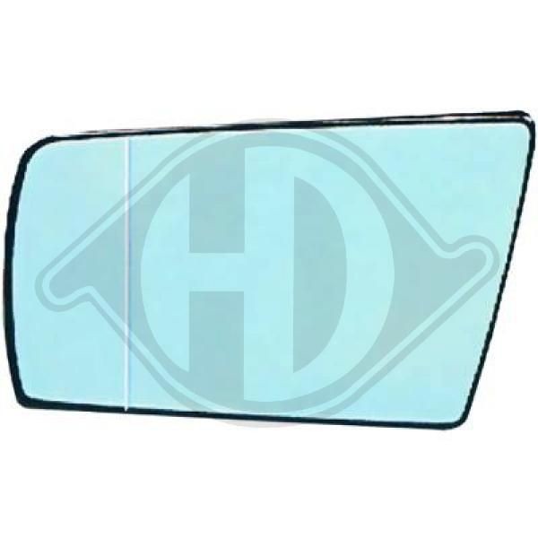 DIEDERICHS Rear view mirror glass left and right MERCEDES-BENZ E-Class T-modell (S210) new 1670026