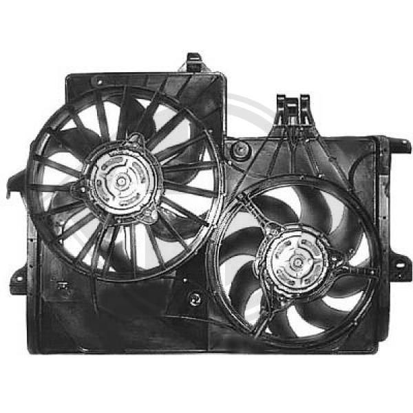 Original DIEDERICHS Air conditioner fan 1875102 for OPEL CORSA