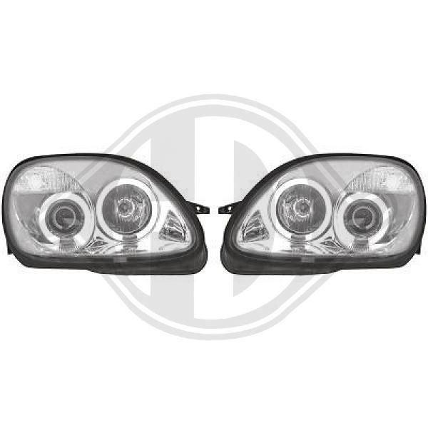 Mercedes-Benz SLK Headlight set DIEDERICHS 1635381 cheap