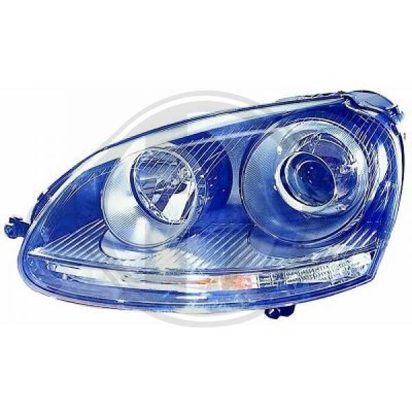 DIEDERICHS 2214284 Headlight Right, D2S, D2S/H7, H7, for right-hand traffic, without control unit