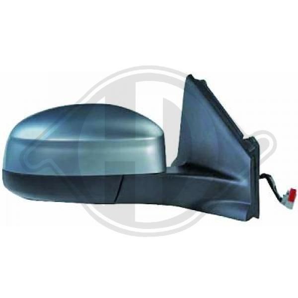 DIEDERICHS Right, primed, for electric mirror adjustment, Heatable, Convex, Complete Mirror Side mirror 1427324 buy