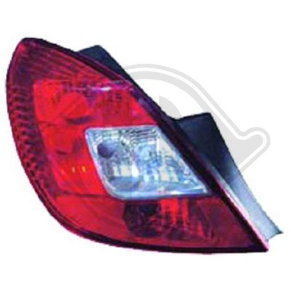 DIEDERICHS 1814290 Rear light Right, without bulb holder